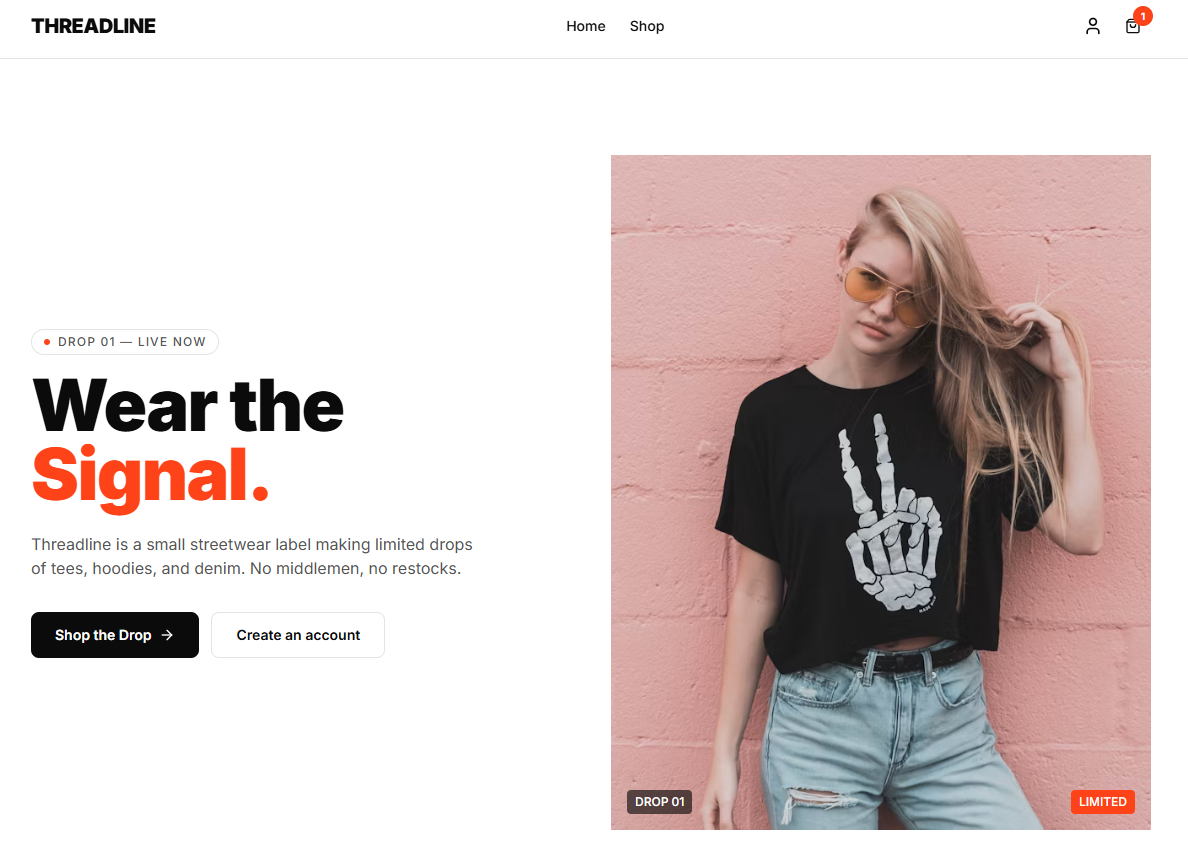 ThreadLine — E-commerce Build